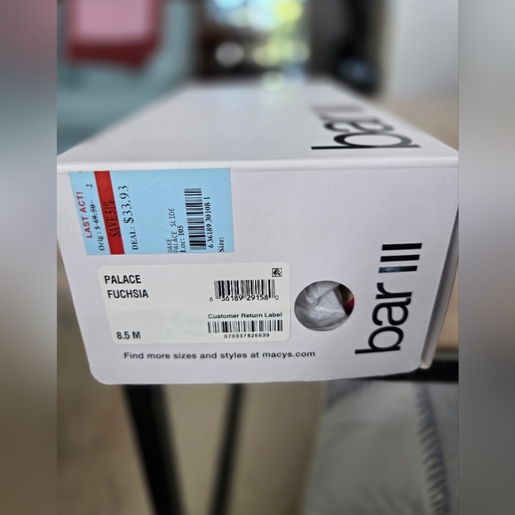 bar III PALACE Fuchsia Bow Mules - Picture 3 of 3